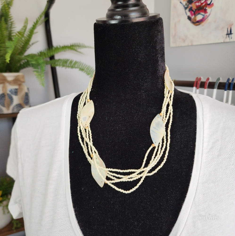 Vintage Mother of Pearl Necklace